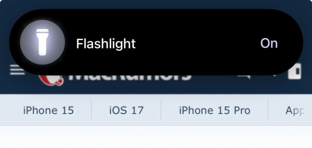 Flashlight Indicator
