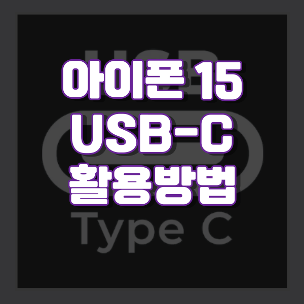 아이폰 15 USB-C